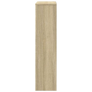 vidaXL Radiator Cover Sonoma Oak 78x20x82 cm Engineered Wood