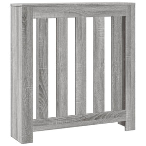 vidaXL Radiator Cover Grey Sonoma 78x20x82 cm Engineered Wood