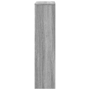 vidaXL Radiator Cover Grey Sonoma 78x20x82 cm Engineered Wood