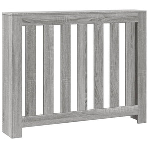 vidaXL Radiator Cover Grey Sonoma 104x20x82 cm Engineered Wood