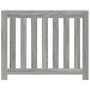 vidaXL Radiator Cover Grey Sonoma 104x20x82 cm Engineered Wood