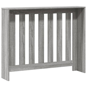 vidaXL Radiator Cover Grey Sonoma 104x20x82 cm Engineered Wood