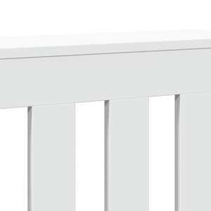 vidaXL Radiator Cover White 149x20x82 cm Engineered Wood