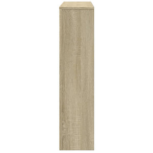 vidaXL Radiator Cover Sonoma Oak 149x20x82 cm Engineered Wood