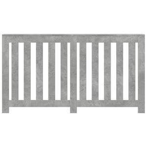 vidaXL Radiator Cover Concrete Grey 149x20x82 cm Engineered Wood