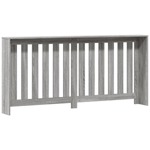 vidaXL Radiator Cover Grey Sonoma 175x20x82 cm Engineered Wood