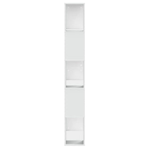 vidaXL Bookcase 5-Tier White 80.5x23.5x162.5 cm Engineered Wood