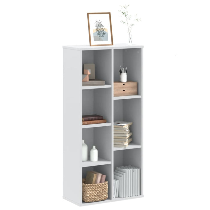 vidaXL Bookcase White 50x25x105 cm Engineered Wood