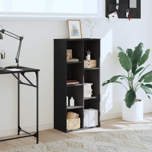 vidaXL Bookcase Black 50x25x105 cm Engineered Wood