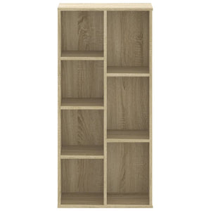 vidaXL Bookcase Sonoma Oak 50x25x105 cm Engineered Wood