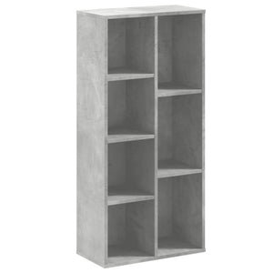 vidaXL Bookcase Concrete Grey 50x25x105 cm Engineered Wood