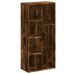 vidaXL Bookcase Smoked Oak 50x25x105 cm Engineered Wood