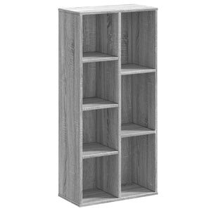 vidaXL Bookcase Grey Sonoma 50x25x105 cm Engineered Wood