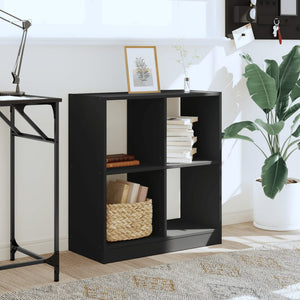 vidaXL Bookcase Black 68.5x32x75 cm Engineered Wood