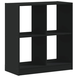 vidaXL Bookcase Black 68.5x32x75 cm Engineered Wood