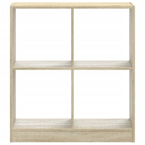 vidaXL Bookcase Sonoma Oak 68.5x32x75 cm Engineered Wood