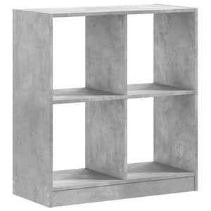 vidaXL Bookcase Concrete Grey 68.5x32x75 cm Engineered Wood