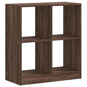 vidaXL Bookcase Brown Oak 68.5x32x75 cm Engineered Wood