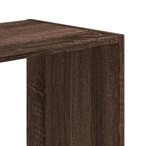 vidaXL Bookcase Brown Oak 68.5x32x75 cm Engineered Wood