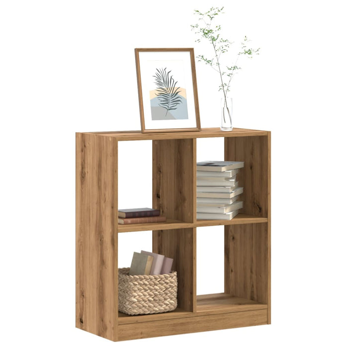 vidaXL Bookcase Artisian Oak 68.5x32x75 cm Engineered Wood