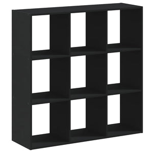 vidaXL Bookcase Black 102x32x102 cm Engineered Wood