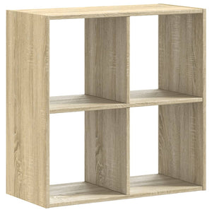 vidaXL Bookcase Sonoma Oak 68.5x32x68.5 cm Engineered Wood