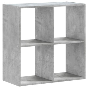 vidaXL Bookcase Concrete Grey 68.5x32x68.5 cm Engineered Wood