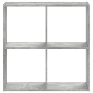 vidaXL Bookcase Concrete Grey 68.5x32x68.5 cm Engineered Wood