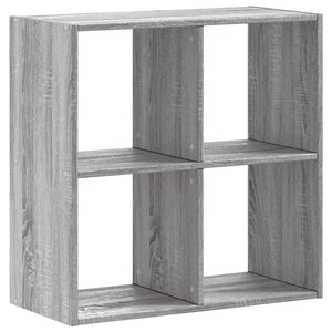 vidaXL Bookcase Grey Sonoma 68.5x32x68.5 cm Engineered Wood