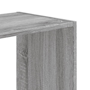 vidaXL Bookcase Grey Sonoma 68.5x32x68.5 cm Engineered Wood