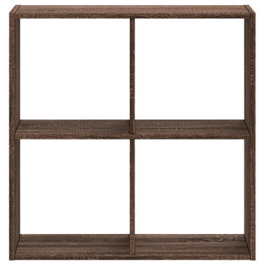 vidaXL Bookcase Brown Oak 68.5x32x68.5 cm Engineered Wood