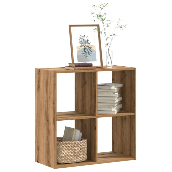 vidaXL Bookcase Artisian Oak 68.5x32x68.5 cm Engineered Wood