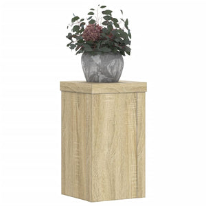 vidaXL Plant Stands 2 pcs Sonoma Oak 10x10x18 cm Engineered Wood