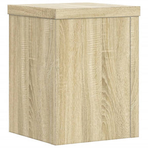 vidaXL Plant Stands 2 pcs Sonoma Oak 15x15x20 cm Engineered Wood