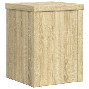 vidaXL Plant Stands 2 pcs Sonoma Oak 15x15x20 cm Engineered Wood