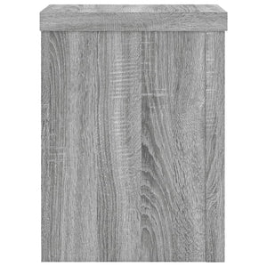 vidaXL Plant Stands 2 pcs Grey Sonoma 15x15x20 cm Engineered Wood