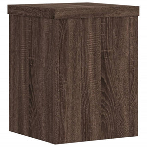 vidaXL Plant Stands 2 pcs Brown Oak 15x15x20 cm Engineered Wood