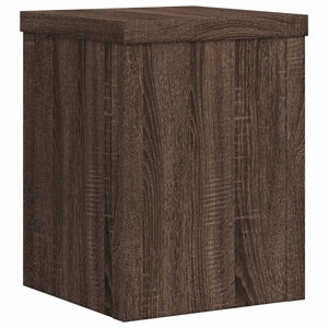 vidaXL Plant Stands 2 pcs Brown Oak 15x15x20 cm Engineered Wood