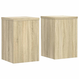 vidaXL Plant Stands 2 pcs Sonoma Oak 20x20x30 cm Engineered Wood