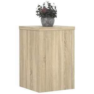 vidaXL Plant Stands 2 pcs Sonoma Oak 20x20x30 cm Engineered Wood