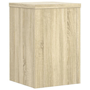 vidaXL Plant Stands 2 pcs Sonoma Oak 20x20x30 cm Engineered Wood