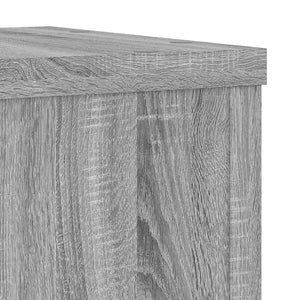 vidaXL Plant Stands 2 pcs Grey Sonoma 20x20x30 cm Engineered Wood