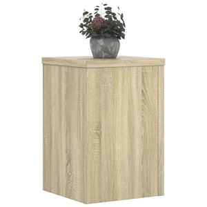 vidaXL Plant Stands 2 pcs Sonoma Oak 25x25x35 cm Engineered Wood