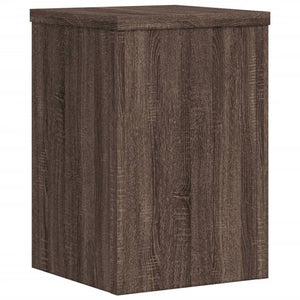 vidaXL Plant Stands 2 pcs Brown Oak 25x25x35 cm Engineered Wood