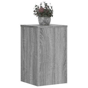 vidaXL Plant Stands 2 pcs Grey Sonoma 30x30x50 cm Engineered wood