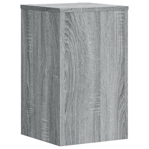 vidaXL Plant Stands 2 pcs Grey Sonoma 30x30x50 cm Engineered wood