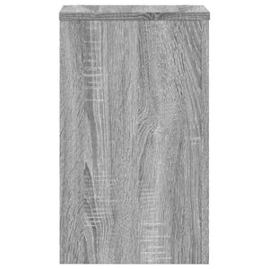 vidaXL Plant Stands 2 pcs Grey Sonoma 30x30x50 cm Engineered wood