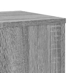 vidaXL Plant Stands 2 pcs Grey Sonoma 30x30x50 cm Engineered wood