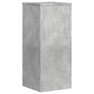 vidaXL Plant Stands 2 pcs Concrete Grey 30x30x70 cm Engineered wood