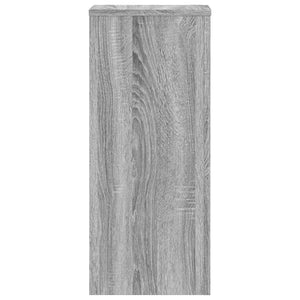 vidaXL Plant Stands 2 pcs Grey Sonoma 30x30x70 cm Engineered wood